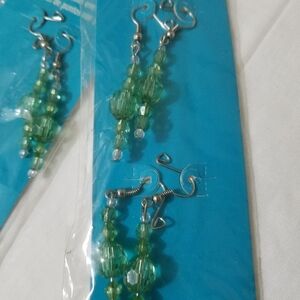 Boye Beaded Stitch Markers Green Package of 4 Lot of 4 New